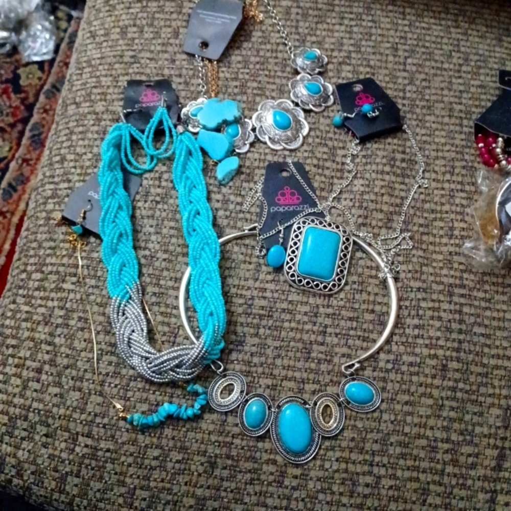 Turquoise lot of 6 necklaces